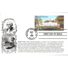 #UX305 Mount Vernon S & T FDC