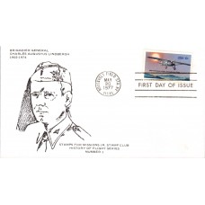 #1710 Lindbergh's Flight SFM FDC