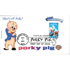 #3534 Porky Pig Therome FDC