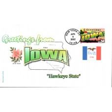 #3575 Greetings From Iowa Therome FDC