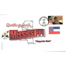 #3584 Greetings From Mississippi Therome FDC