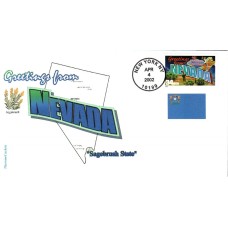 #3588 Greetings From Nevada Therome FDC