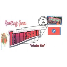 #3602 Greetings From Tennessee Therome FDC