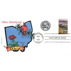 #3773 Ohio Statehood Therome FDC