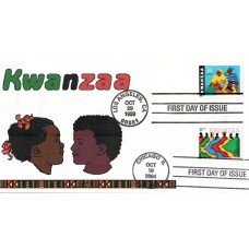 #3881 Kwanzaa Dual Therome FDC