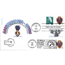 #4032 Purple Heart Dual Therome FDC