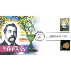 #4165 Louis Comfort Tiffany Therome FDC