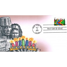 #4220 Kwanzaa Therome FDC