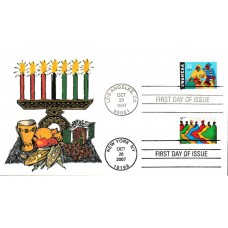 #4220 Kwanzaa Therome FDC