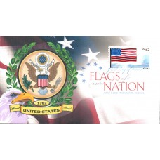 #4273 FOON: US Flag PNC Therome FDC