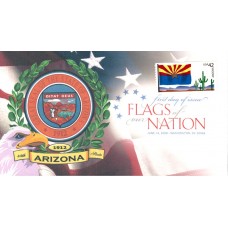 #4277 FOON: Arizona Flag Therome FDC