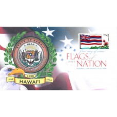 #4287 FOON: Hawaii Flag Therome FDC