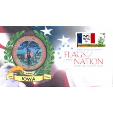 #4291 FOON: Iowa Flag Therome FDC