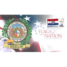 #4301 FOON: Missouri Flag Therome FDC