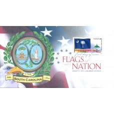 #4320 FOON: South Carolina State Flag Therome FDC