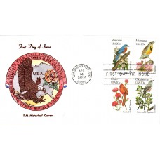 #1977//88 Birds - Flowers TM Historical FDC