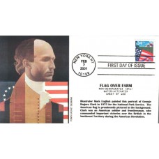 #3469 Flag Over Farm Tom's FDC