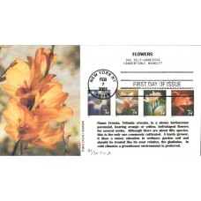 #3487-90 Four Flowers Tom's FDC