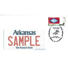 #4278 FOON: Arkansas Flag Torno FDC