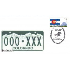 #4280 FOON: Colorado Flag Torno FDC