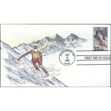 #2369 Winter Olympics Tossman FDC