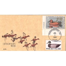 #RW52 Cinnamon Teal Tudor House FDC