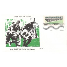 #2109 Vietnam Veterans Memorial Uncovers FDC