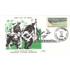 #2109 Vietnam Veterans Memorial Uncovers FDC