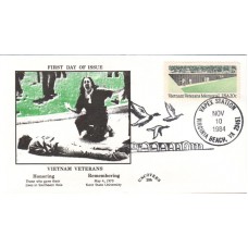 #2109 Vietnam Veterans Memorial Uncovers FDC