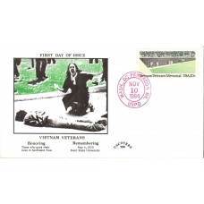 #2109 Vietnam Veterans Memorial Uncovers FDC