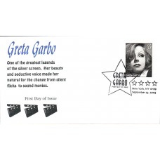 #3943 Greta Garbo Unknown FDC