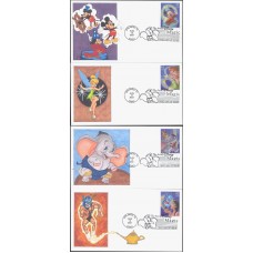 #4192-95 Art of Disney: Magic Unknown FDC Set