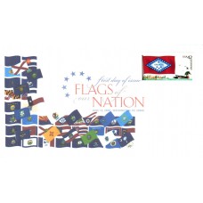 #4278 FOON: Arkansas Flag Unknown FDC