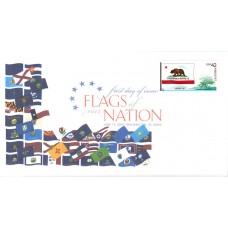 #4279 FOON: California Flag Unknown FDC