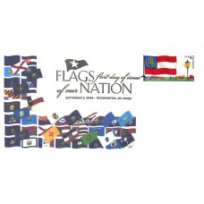 #4285 FOON: Georgia Flag Unknown FDC