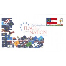 #4285 FOON: Georgia Flag Unknown FDC