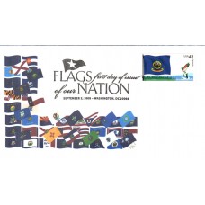 #4288 FOON: Idaho Flag Unknown FDC