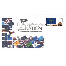 #4290 FOON: Indiana Flag Unknown FDC