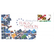 #4296 FOON: Maryland Flag Unknown FDC