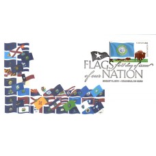 #4321 FOON: South Dakota State Flag Unknown FDC