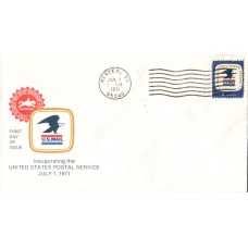 #1396 CA, Merced 7-1-71 USPS FDC