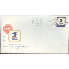 #1396 CA, North Hollywood 7-1-71 USPS FDC