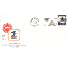 #1396 CA, Norwalk 7-1-71 USPS FDC