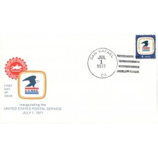 #1396 CA, San Rafael 7-1-71 USPS FDC