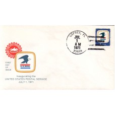 #1396 FL, Osprey 7-1-71 USPS FDC