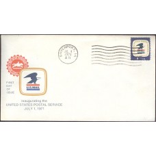 #1396 IA, Davenport 7-1-71 USPS FDC