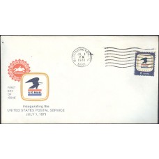 #1396 IL, Bloomington 7-1-71 USPS FDC