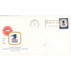 #1396 IL, Evanston 7-1-71 USPS FDC