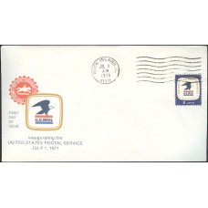 #1396 IL, Rock Island 7-1-71 USPS FDC