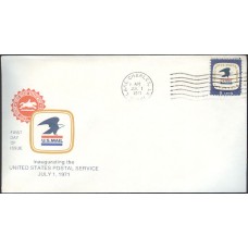 #1396 LA, Lake Charles 7-1-71 USPS FDC